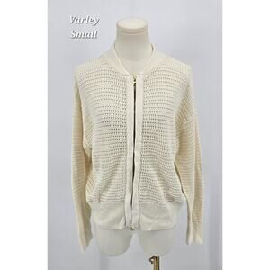 Varley Ward Knit Jacket – Egret (Cream) – Size Small